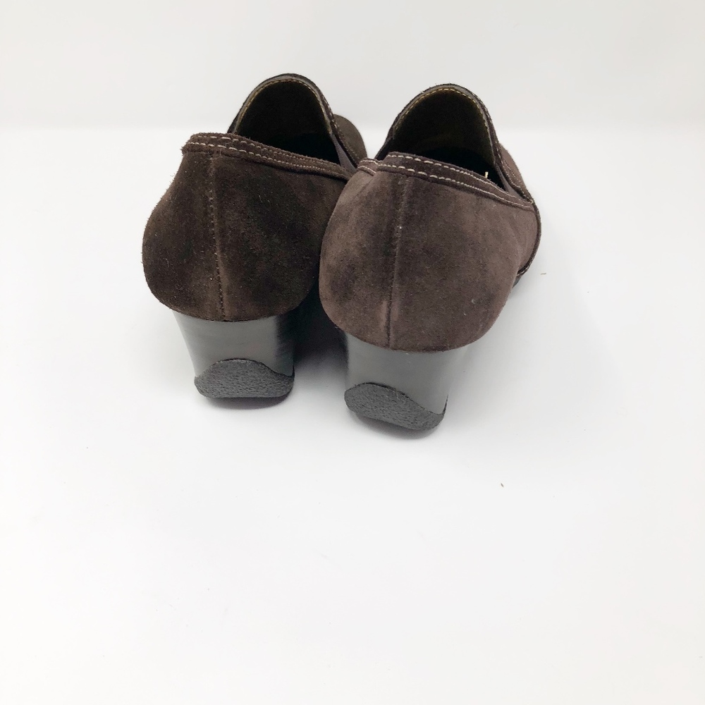 Circa Joan & David Sz 10 Brown Suede Leather Heels - Picture 4 of 8
